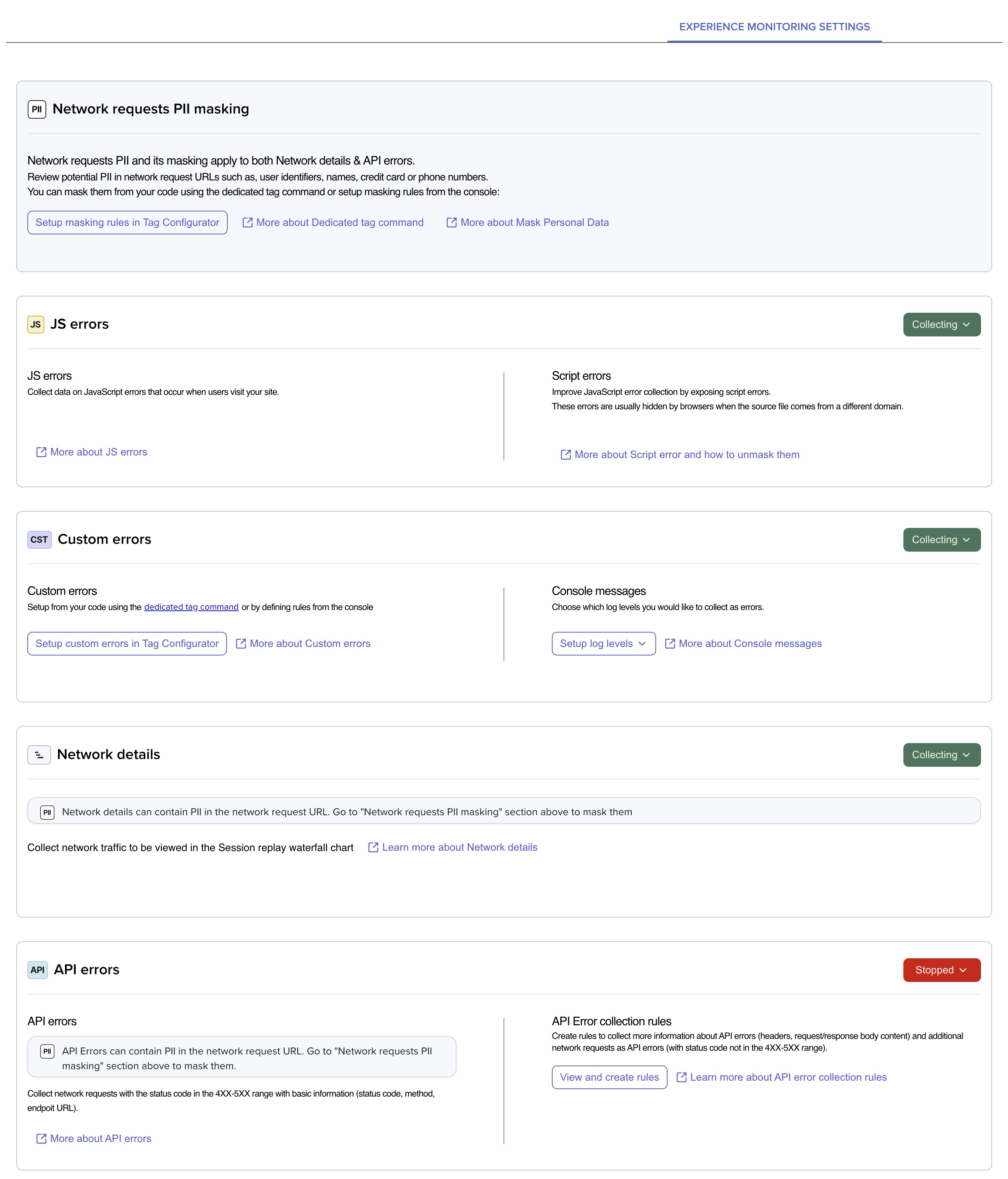 console - experience monitoring settings tab.png