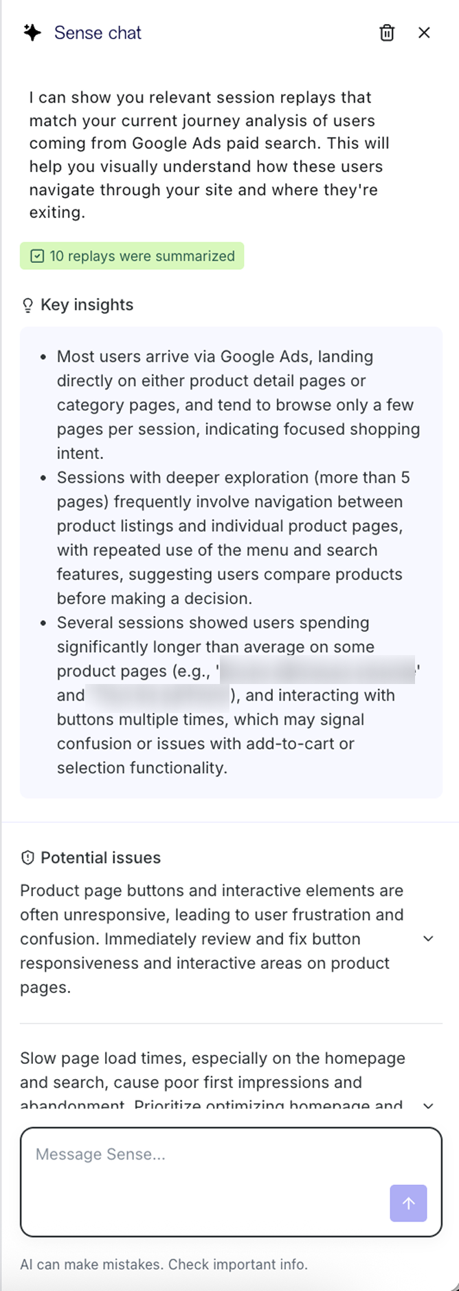 Exemple d'analyse des résumés de groupe de Sense Chat et Session Replay.png