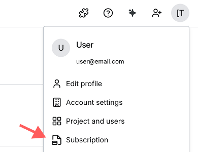 access Subscription from profile.png
