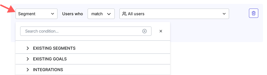 Segment condition drop down list.png